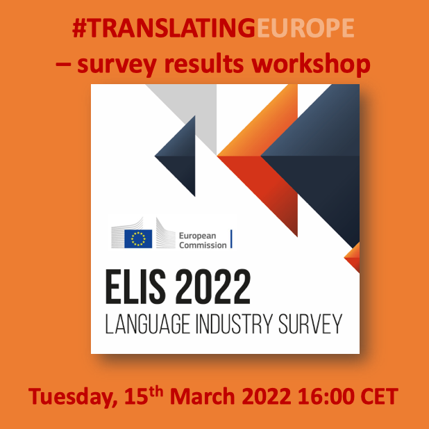 Pre-register for the ELIS 2022 results and analysis Translating Europe Workshop